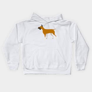 Boxer dog Kids Hoodie